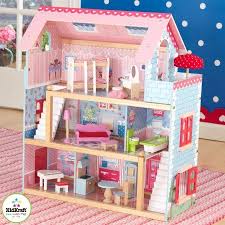 Kidkraft Chelsea Wooden Doll Cottage With 17 Pieces Of Furniture Walmart Com Chelsea Doll Cottage Furniture Kidkraft Dollhouse