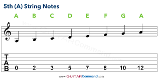 Guitar Strings Notes Chart Tab Info Tune Up Master The