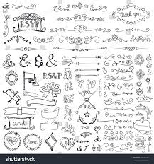 Maybe you would like to learn more about one of these? Doodles Decor Element Set Swirling Border Arrow Royalty Free Stock Vector 269199185 Avopix Com