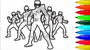 For more information and source, see on this link : Power Rangers Dino Charge Coloring Pages Youtube