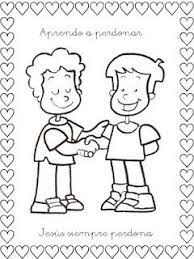 Sgblogosfera Amigos De Jesus Somos Amigos Dibujos De Los Valores Colorear Para Ninos Respeto Dibujo