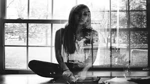 Usually double exposure effect is used by photographers, using nothing else than camera, which is able to combine two different photos. Wallpaper Portrait Window Sitting Double Exposure Person Photograph Image Black And White Monochrome Photography Human Positions Film Noir 1920x1080 Spooky 101965 Hd Wallpapers Wallhere