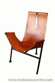 Max Gottschalk Leather T Back Sling Chair Masterpiece Online Unique Chairs Design World Market Dining Chairs White Leather Dining Chairs