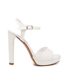 Sandali da sposa e cerimonia con fiore. Scarpe Sposa Cinturino Con Fibbia Citro Calzature