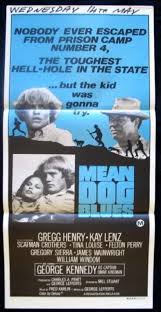 All About Movies - Mean Dog Blues Daybill Movie poster