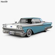 Have you driven a 1959 ford galaxie? Ford Fairlane 500 Galaxie Skyliner 1959 3d Model Vehicles On Hum3d