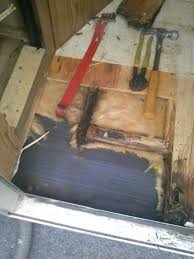Ramble Wanders Fixing The Floor Camper Flooring Vintage Camper Remodel Camper Makeover