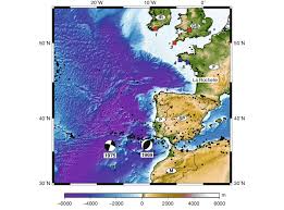 Context Of The Studied Area Shown With Bathymetry From The