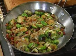 Tom Colicchio S Brussels Sprouts With Bacon Recipe Bacon Brussel Sprouts Sprouts With Bacon Brussels Sprouts Recipe With Bacon