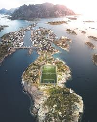 Henningsvær is a short drive from svolvær so any hotel there would suffice, but there are some options for those who want a peaceful. Henningsvaer Norway Lofoten Islands Norway Aerial Photography Drone Stadium