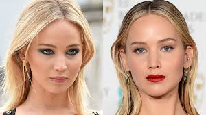 Jennifer Lawrence shows stunning makeup looks
