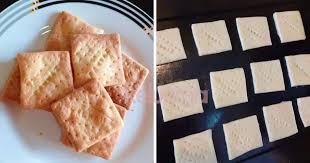 Check out our cream cracker tin selection for the very best in unique or custom, handmade pieces did you scroll all this way to get facts about cream cracker tin? Buat Sendiri Je Biskut Ala Cream Cracker Homemade Cukup Mudah Sedap Pula Tu Keluarga
