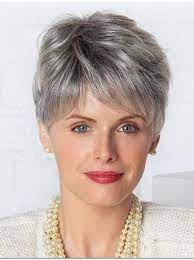 New Short Straight 4 Grey Wigs Short Wigs Short Hair Styles Long Hair Styles