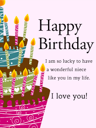 Best Happy Birthday Wishes For My Nephew Tiered Birthday Cake Card For Niece Birthday Greeting Cards By Davia Happy Birthday Niece Happy Birthday Niece Wishes Niece Birthday Wishes