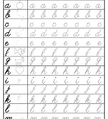 cursive alphabets worksheets morningknits com