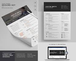 20+ Professional MS Word Resume Templates With Simple Designs