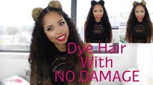 The fastest way to do this is whitening using bleach then dying/toning procedure. How To Dye Dark Hair Blonde No Bleach No Damage Natural Curly Hair Youtube