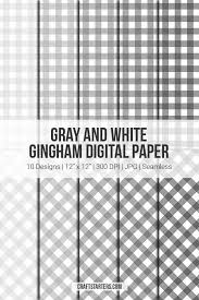 Black And White Gingham Border Free Gray And White Gingham Digital Paper In 2020 Digital Paper White Scrapbook Grey And White