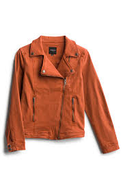 Liverpool Bradford Moto Denim Jacket 98 In 2020 Leather Jacket Red Leather Jacket My Style