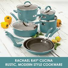 Rachael Ray Cucina 12 Piece Aluminum Non Stick Cookware Set In 2020 Cookware Set Pots And Pans Sets Nonstick Cookware