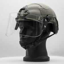 As i said, the shield is 3d optically correct, which to convert it into a 3/4 helmet, you can easily remove the chin bar by pulling two buttons at the bottom of the helmet. Tactical Face Shield Transparent Windproof Lens Mask For Mich Fast Helmet Ebay