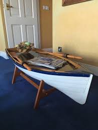 Wooden Rowing Boat Coffee Table Coffee Table Table Wooden