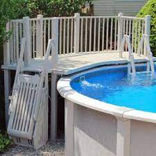 Home outdoors yard & garden structures every editorial product is independently selected, though we may be compensated or re. Above Ground Pool Decks Niagara Pool Spa