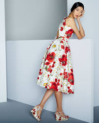 Dolce Gabbana Poppy Daisy Open Back Party Dress Red Black White Fashion Dresses Beautiful Dresses