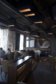 Remove Drop Ceiling Paint Ceiling Charcoal Modern Restaurant Industrial Restaurant Design Modern Restaurant Design
