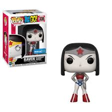 Amazon.com: Funko - Pop Vinyl Teen Titans Go Raven As Wonder Woman Figure  335 Exclusive, 9 cm, 10080 : Toys & Games