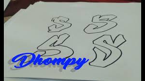 Gambar grafiti tulisan tangan 3d,nama orang sendiri a sampai z huruf yang keren. Graffiti Abjad Letter S Dhompy Graffiti Youtube