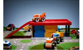 Ikea Lillabo Garage With Tow Truck Toy Garage Tow Truck Wooden Toy Garage