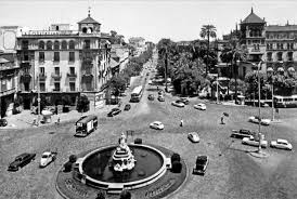 Los Coches Por Puerta Jerez Que De Tiempo Sevilla Fotos Antiguas Fotos