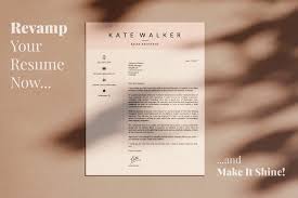 R10 Kate Walker 13 In 2021 Resume Template Professional Resume Template Creative Resume Templates