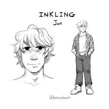 OFFICIAL INKLING MAIN CHARACTER SKETCHES