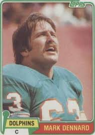 1981 Topps Football #209 Mark Dennard STARX 8 NM/MT CS64019