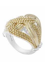 Sterling Silver 18k Yellow Gold Torsade Ring Open Ring Gold White Gold Engagement Rings Gold Rings