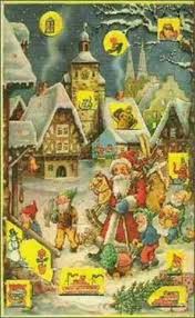Advent Calendar With Pictures Not Chocolate Childhood Memories Retro Christmas Vintage Christmas