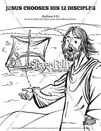 Jesus calls his, disciples coloring jesus washing feet, the apostles received the holy ghost and jesus. Jesus Chooses His 12 Disciples Sunday School Coloring Pages Sunday School Coloring Pages