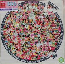 Piece puzzle from eeboo for $19.99. Buy Eeboo Piece Love Women March 500 Piece Round Jigsaw Puzzle New Online In Kuwait 383505808640
