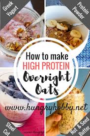 Your daily values may be higher or lower depending on your calorie needs. Overnight Protein Oats With Greek Yogurt