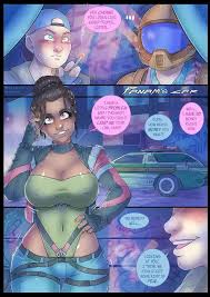 Panams Car from Cyberpunk 2077 - Porn Cartoon Comics