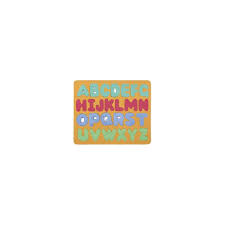 11.5 x 9.5 each letter has magnetic backing material: Food 4 Less Wonderfoam Magnetic Capital Letters Puzzle Set 1