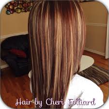 Dark Brown Over All Color With Blonde Red Highlights With Images Hair Styles Auburn Hair With Highlights Hair Color Auburn