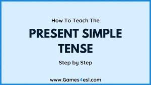 Easy simple present tense formula. How To Teach The Present Simple Tense Step By Step Games4esl