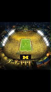 Have Watched Several Football Games At The Big House In Ann Arbor Michigan Michigan Wolverines Football University Of Michigan Wolverines Michigan Go Blue
