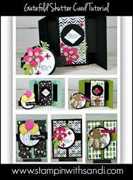 I'm a child of the 80's. Gatefold Shutter Card Tutorial Sandi Maciver Cardmaking And Papercrafting Made Easy Card Tutorial Gatefold Cards Fun Fold Cards