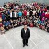 Ziona chana (76) is pictured infront of his family. 1