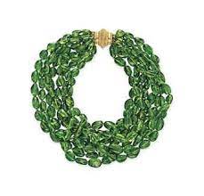 A Peridot Bead Necklace By Verdura Stone Bead Jewelry Jewelry Peridot