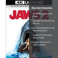 Jaws 2 (4K Ultra HD + Blu-ray) [UHD] - Walmart.com